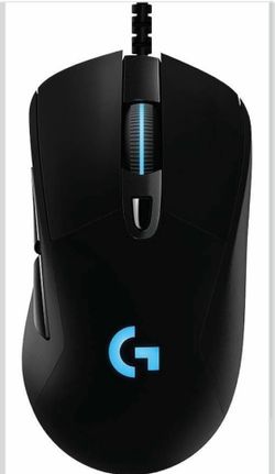 Logitech G403 Hero 25K Gaming Mouse, Lightsync RGB, Lightweight 87G+10G Optional, Braided Cable, 25, 600 DPI, Rubber Side Grips, Black