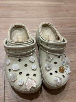 Crocs Classic Lined Clogs with Jibbitz Charms