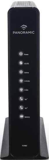 Arris Panoramic TG1682G Dual Band 2.4GHz 5GHz Wireless WiFi Router + Cable Modem