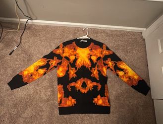Givenchy flame print Crewneck 