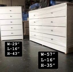 Brand New 5 And 8 Drawer Dressor