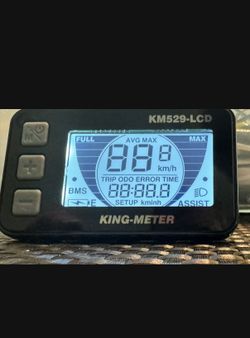 E-Bike Digital Display Screen KM529-LCD  (Tested And Works)