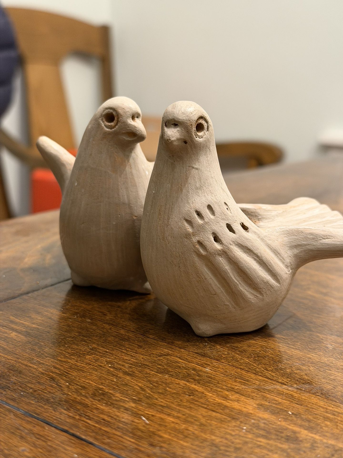 Ceramic Dove Candle Holders