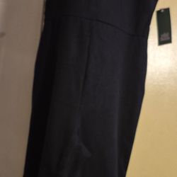 black sleeveless jumpsuit