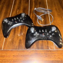 Wii U Pro Controllers