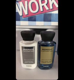 Lotion &body wash Minis .!! Men’s bath & body works.!! $10