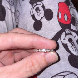 1/6 Ct Diamond 10k White Gold Promise Ring