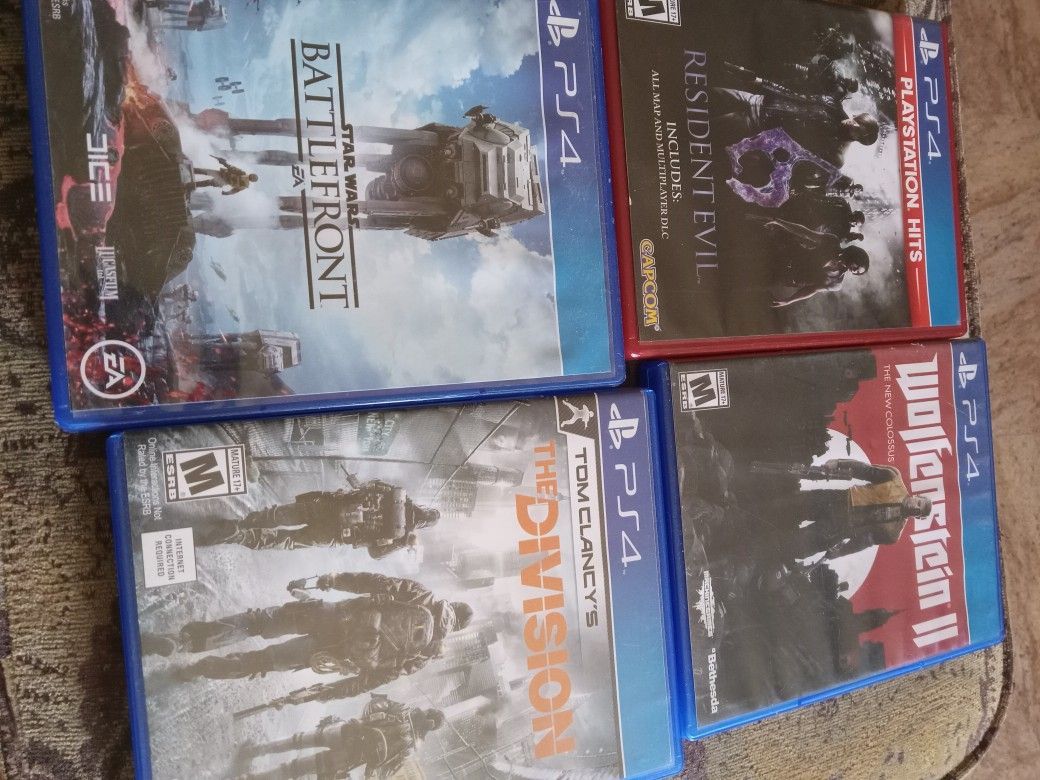 PS4 Games 10.00 Each