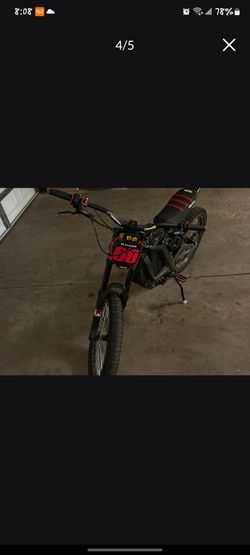 Electric dirt bike