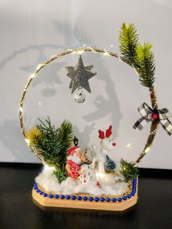 Handcrafted one of a kind Xmas Decs $25 EACH