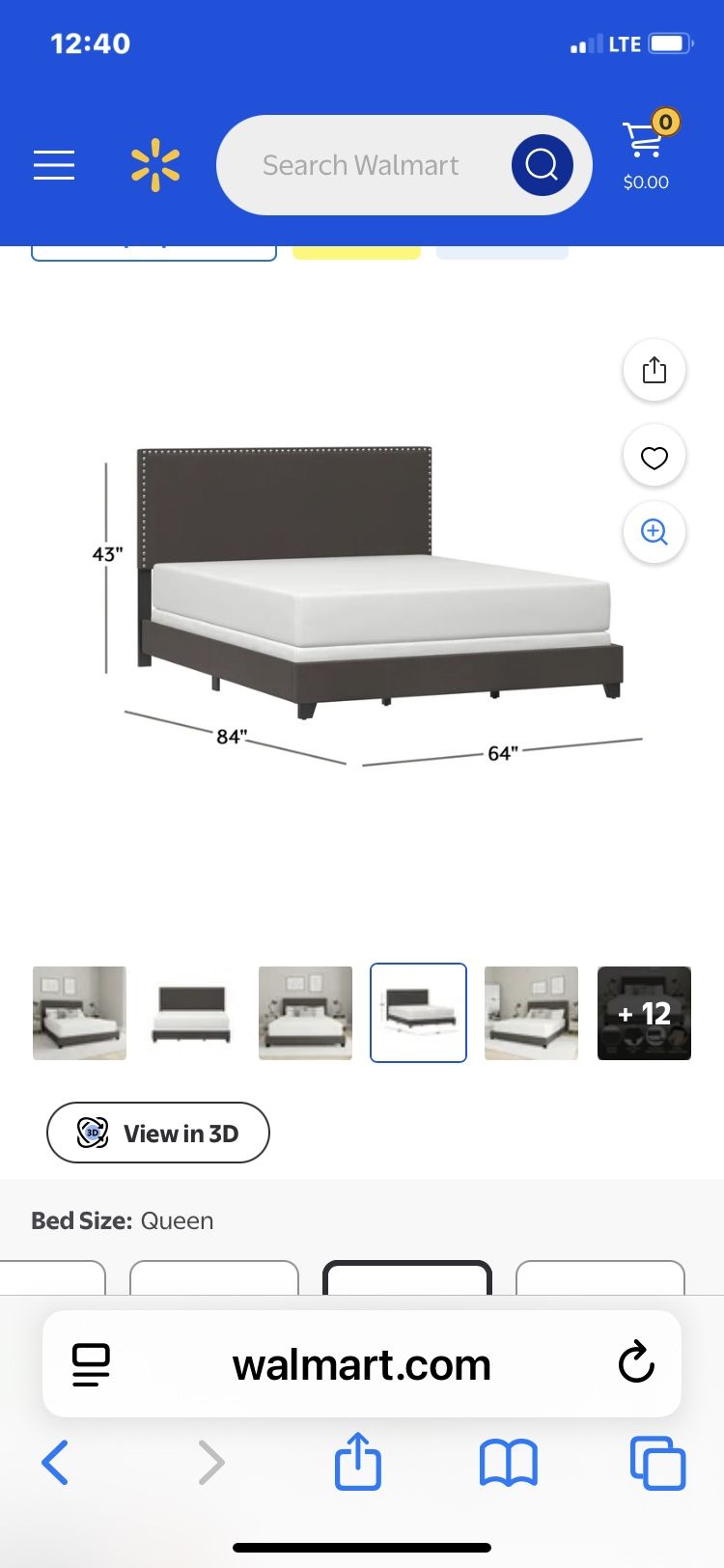 Queen Bed Frame And Headboard Brand New In The Box