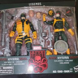 The Marvel Legends Hydra 2 Pack Toys-R-Us exclusive features a 6"
