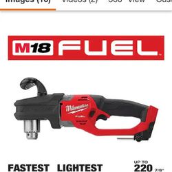 
M18 FUEL GEN II 18V Lithium-Ion Brushless Cordless 1/2 in. Hole Hawg Right Angle Drill (Tool-Only)