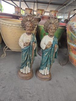 CEMENT SAINT JUDE STATUE 24"INCH TALL $80 EACH