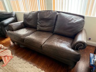 Leather couch