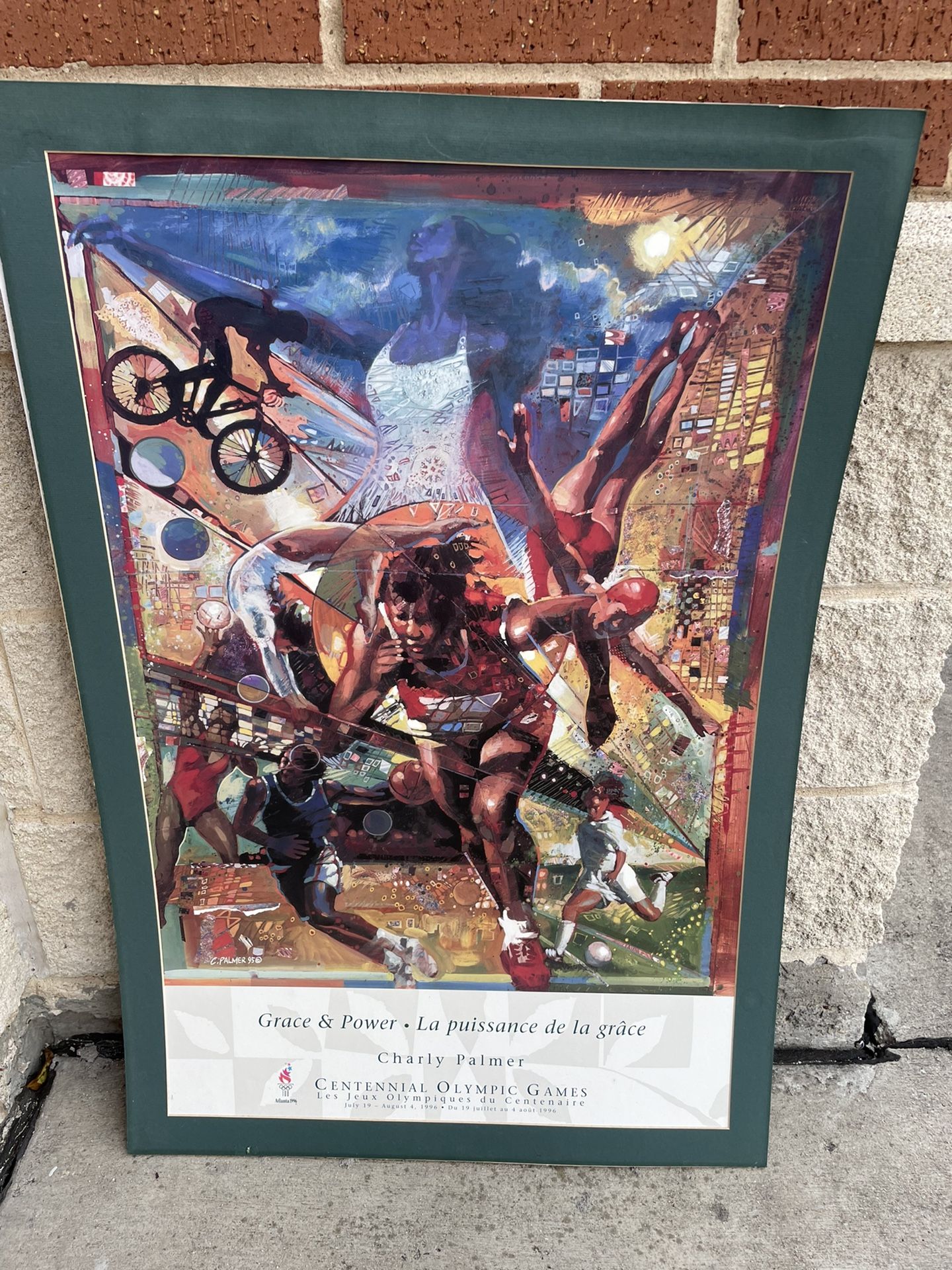 Vintage 1996 Olympics Poster