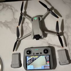 Dji Mini 3  With 2 Plus Batteries & 1 Light Battery  And 3 Port Charging Hub 