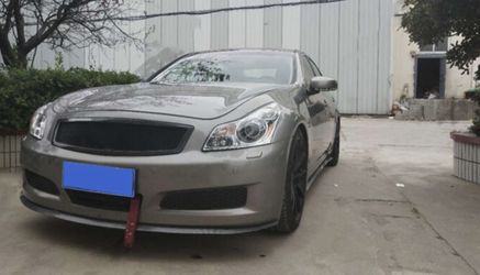 Brand New Real Carbon Fiber Honeycomb Grille For Infiniti G G37 Nissan Skyline 2010-2014 Sedan