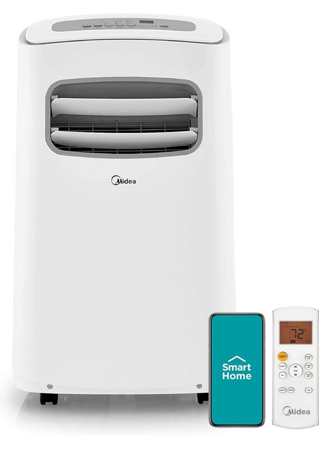 Midea 10,000 BTU ASHRAE (5,800 BTU SACC) Portable Air Conditioner