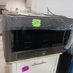 Clearance! Samsung 2.1 Cu Ft Over The Range Microwave With Sensor Cook 