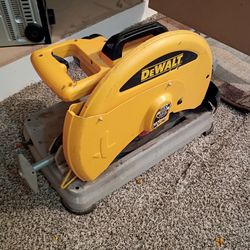 DeWalt 14" metal chop saw