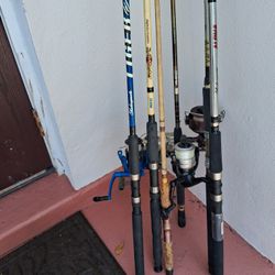 Rods, Reels Combo And Fishing Box