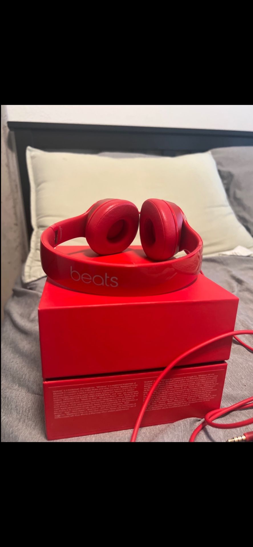 Red Beats Headphones