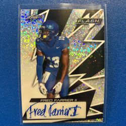 2024 Leaf Eclectic Flash Autograph Fred Farrier II Silver Sparkles 4/10 #F-FF1