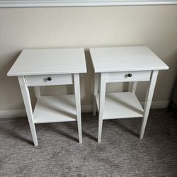 IKEA Hemnes One Drawer Night Stands And Tall Dresser