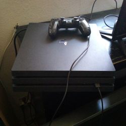 PlayStation 4 Pro 1TB Console w/ Controller & Connections 