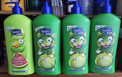 4 Suave Kids 3 in 1 Shampoo,  Conditioner And Body Wash 
