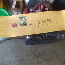Skateboard: Autographed
