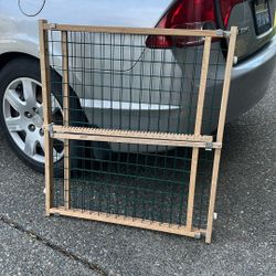 Wooden gate