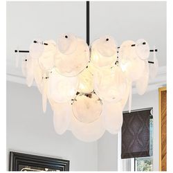 Modern glass chandelier