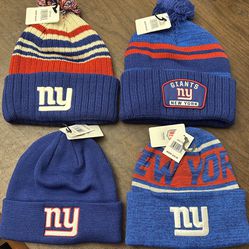 New York Giants Winter Hats(new With Tags)