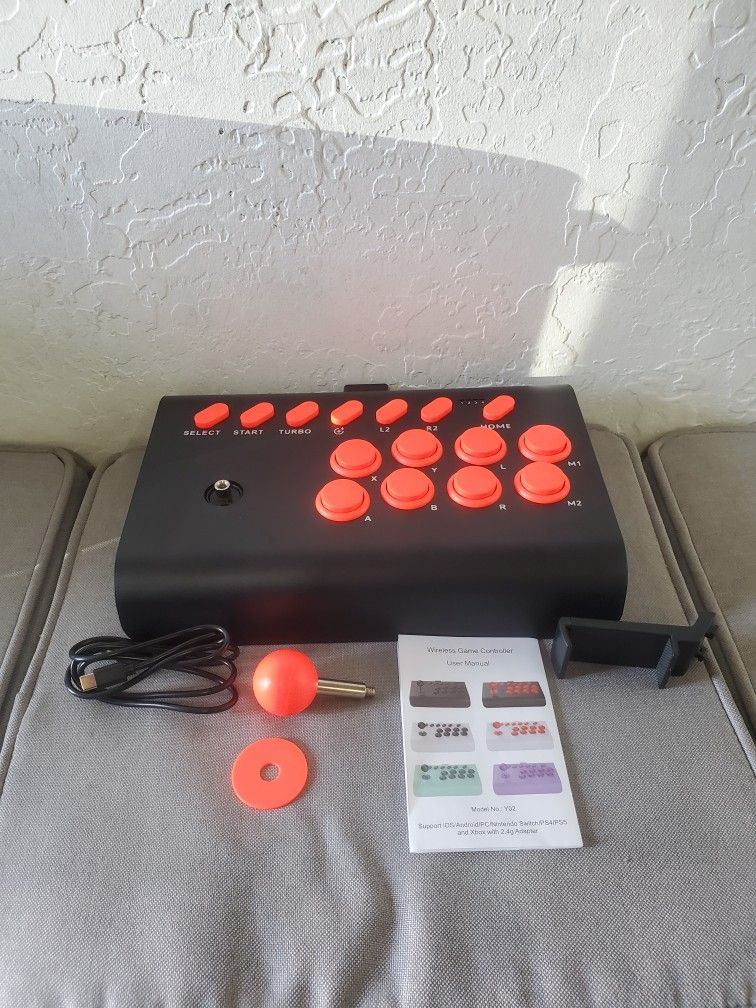 Y02 Wireless Arcade Stick Control
