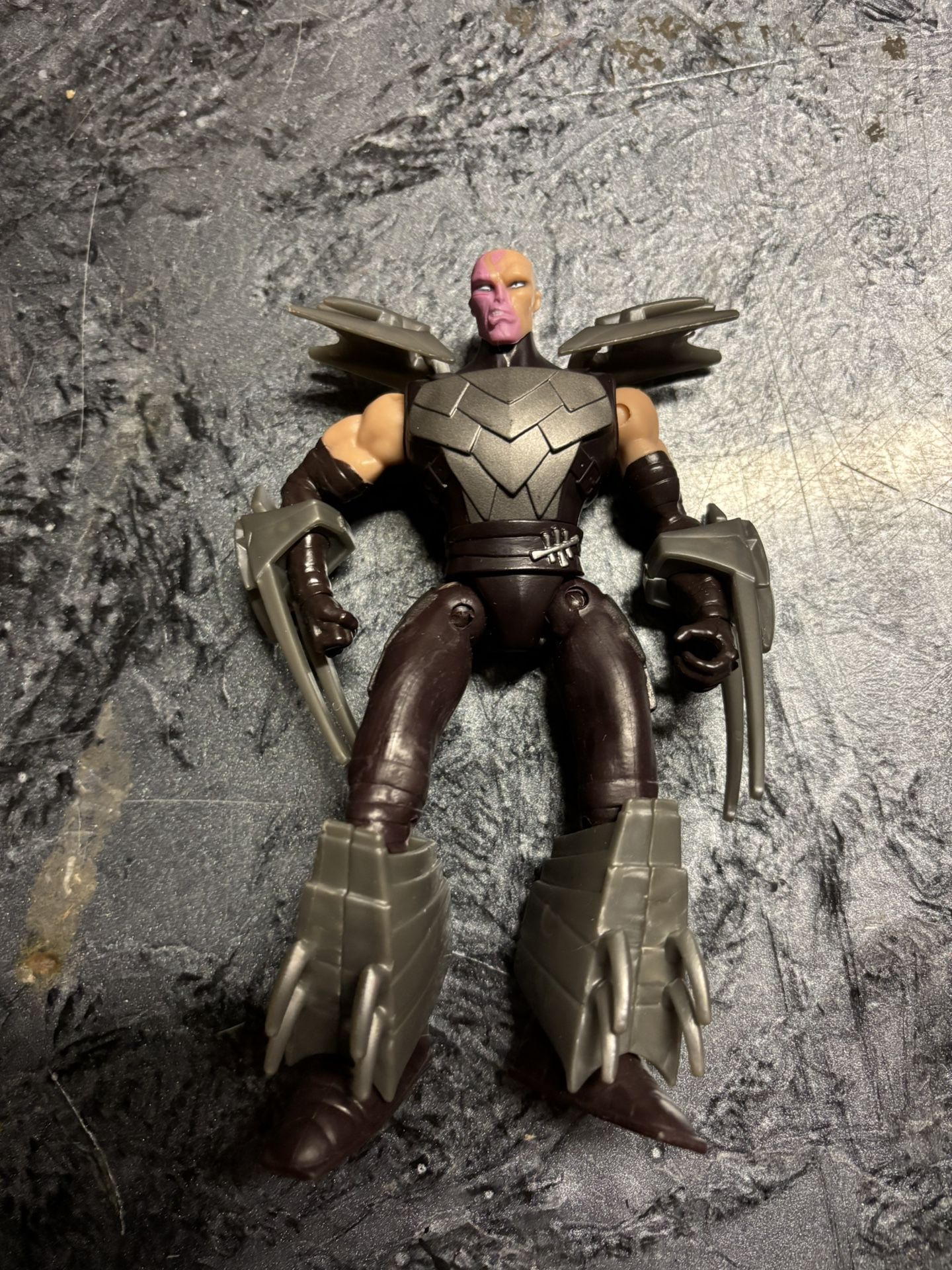 2013 TMNT Shredder Unmasked Posable Figure. 5.5” Action Figure