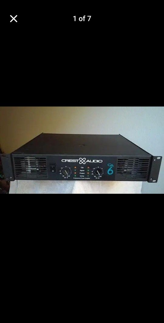 Crest Audio CA6 Crest Audio CA6 Series power amps