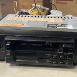 JVC Am/fm Cassette  Dual Shaft Knob Radio 