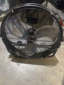 24” Commercial Adjustable Rolling Drum Fan