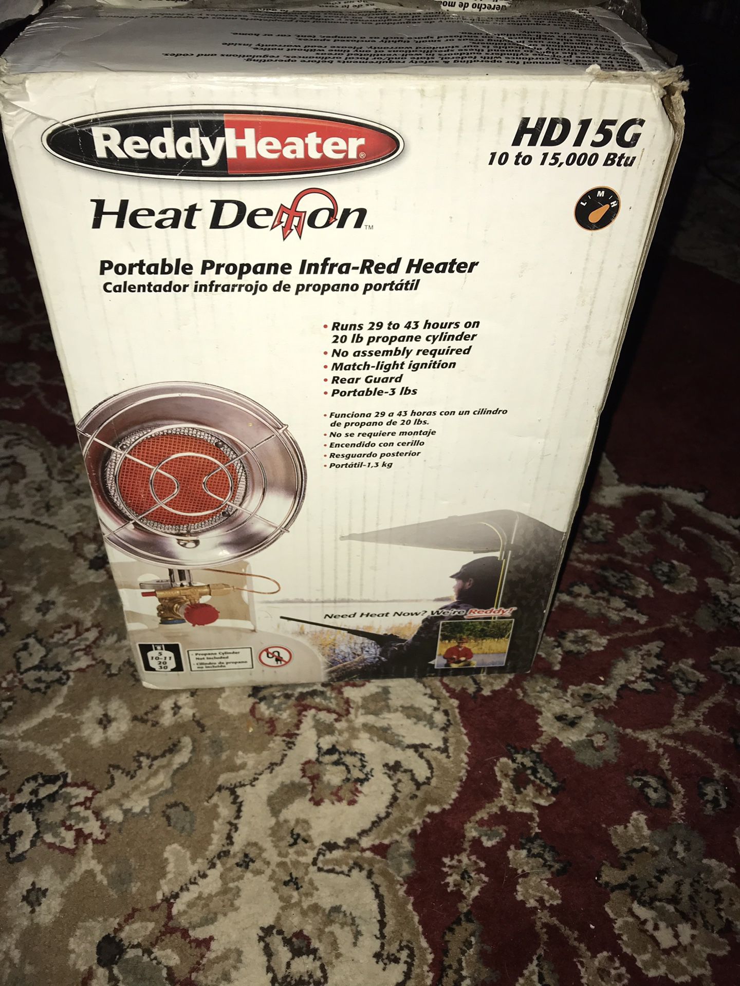 ReddyHeater portable propane infa-red heater