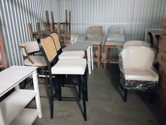 Bookshelves, Bar Stools, Dining Chairs, Side Tables