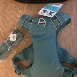 Nylon Dog Harness With Leash  Size Large