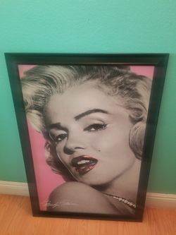 Marilyn monroe Picture..3ftx2ft...Great condition!