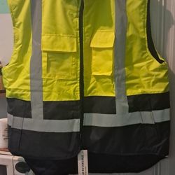 2W International 360VC-2 M Class 2 Body Warmer Reversable Vest Mens Size 2X, New
