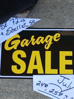 GARAGE SALE