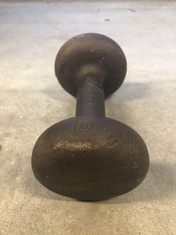10 pound dumbbell