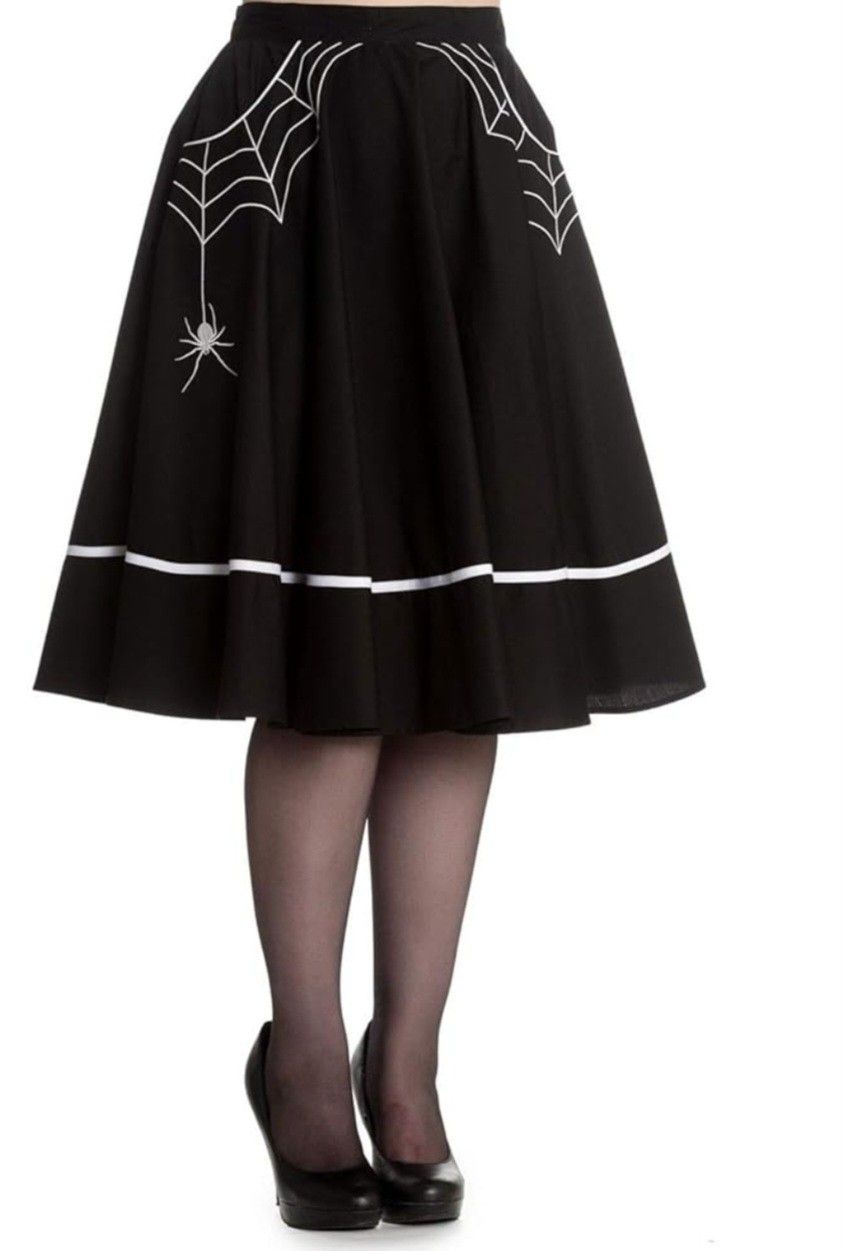 Hell Bunny Miss Muffet Spider Skirt