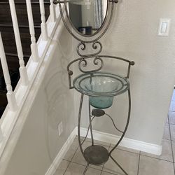 Mirror Wash Basin Stand.. 