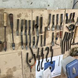 Vintage Caulking Irons 